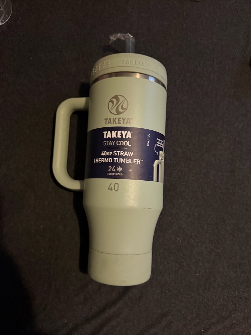 Takeya Stay Cool 40oz Thermo Tumbler with Handle - Sage